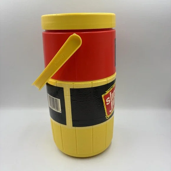 Coleman X Slim Jim Water Bottle 42 Oz Yellow Insulated Jug USA Vintage Skater - Picture 6 of 12